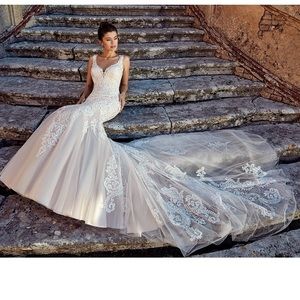 Eddy K wedding dress bridal size 10